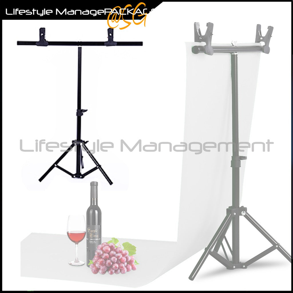 Camera Photography Background Studio Stand/Frame Kit for PVC Backdrop