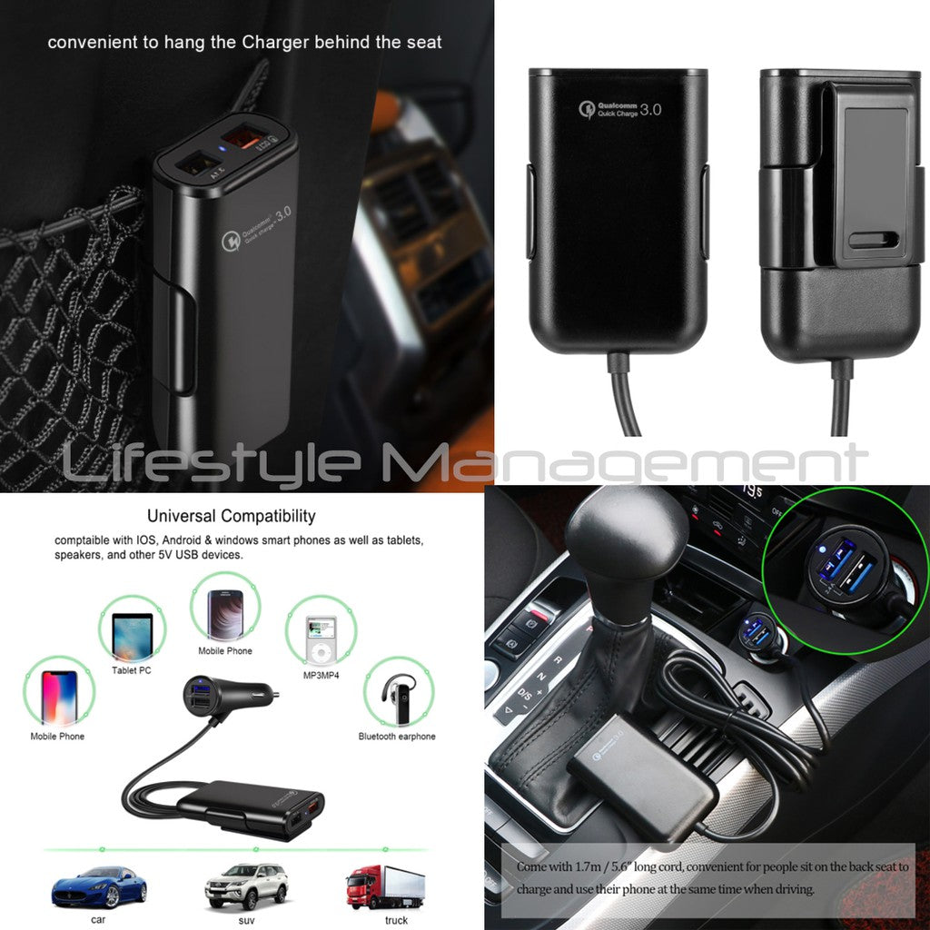 Car Fast Charger USB Lighter Socket Charging