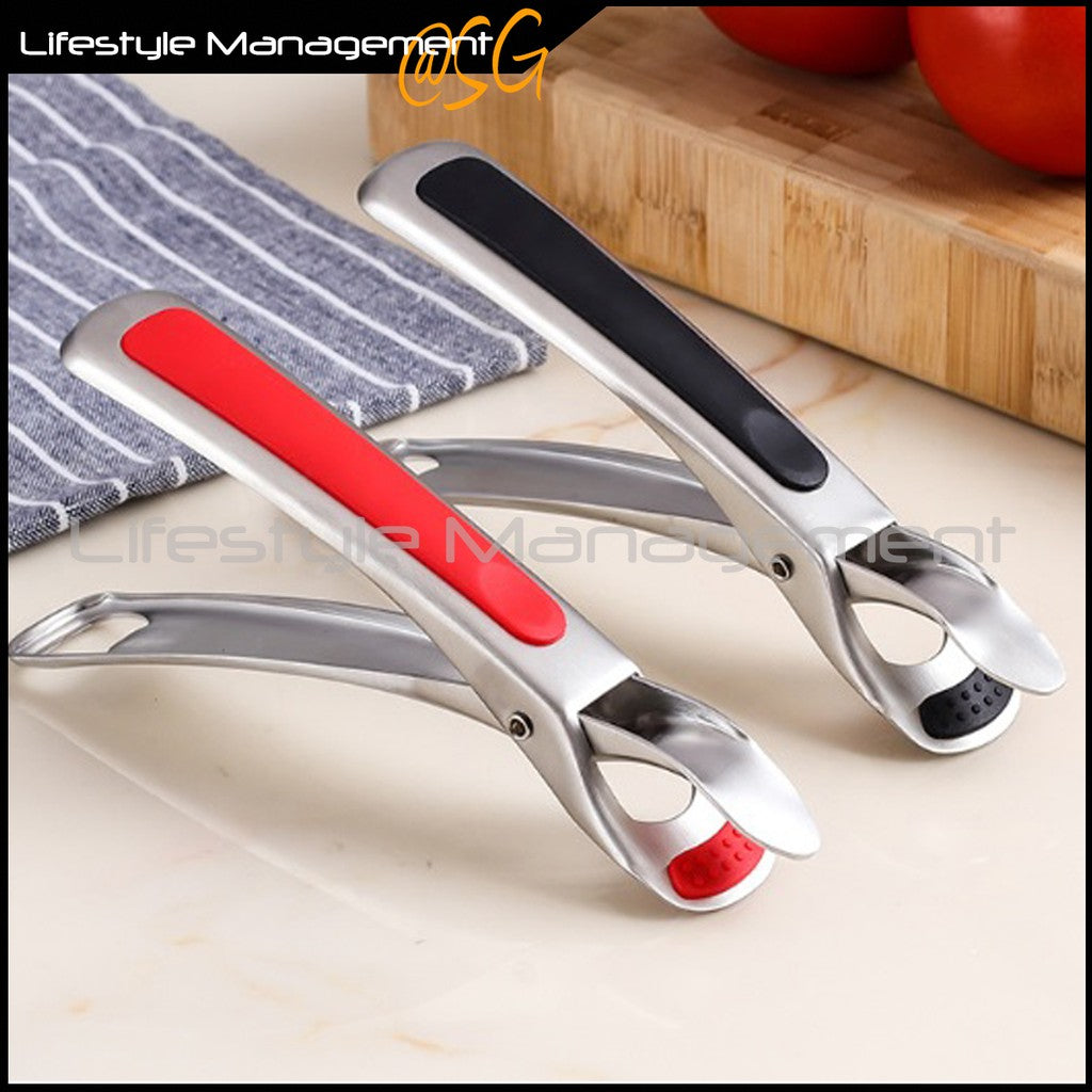 Microwave Anti-Scald Dish Plate Bowl Clip Holder Clamp Bottle Opener Kitchen Tool