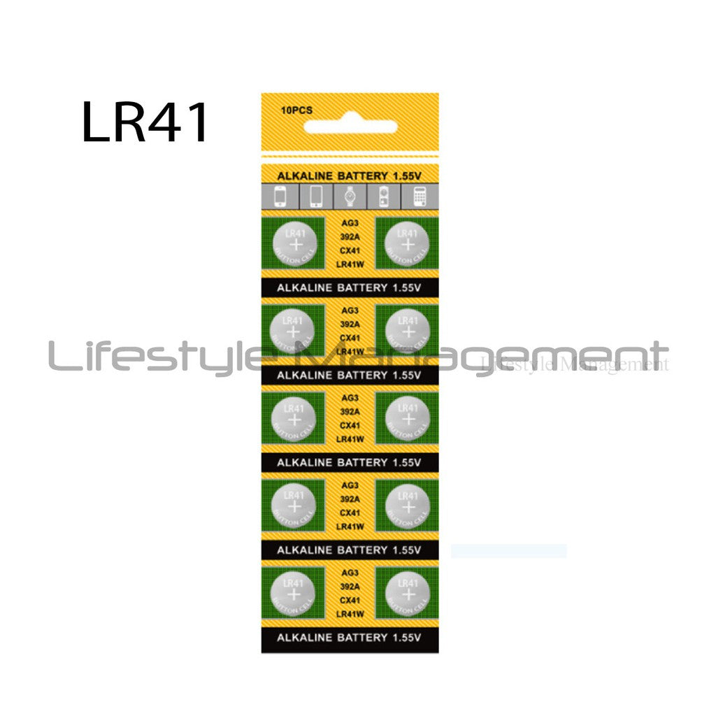 Battery 23A 27A CR2032 CR1632 LR44 LR41 Home Office Button Batteries