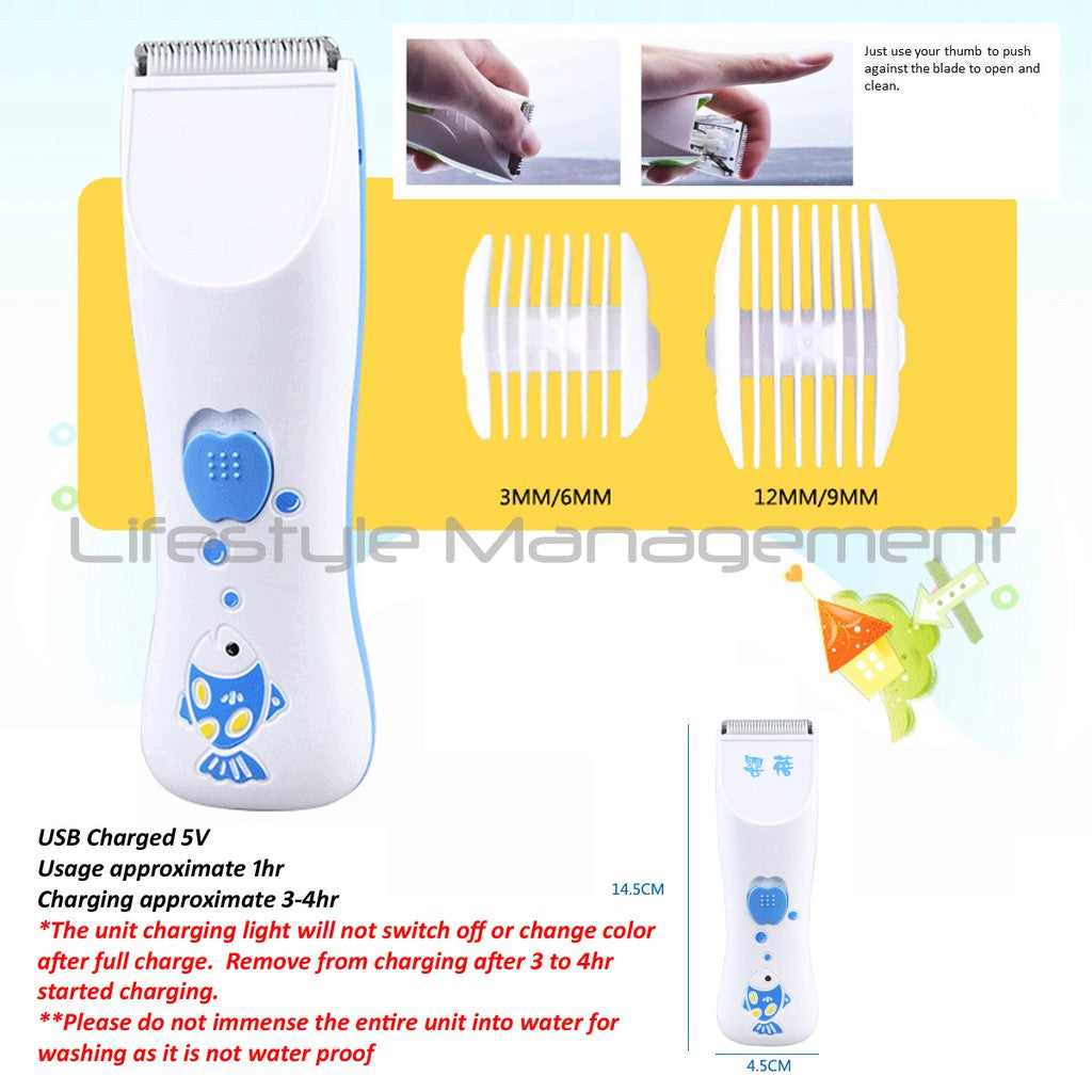 Wireless Rechargeable Cordless Hair Clipper/Cutter/Trimmer