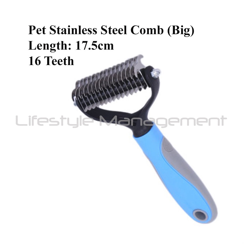 Pet Dog Stainless Steel Detangle Comb Brush Pets Grooming