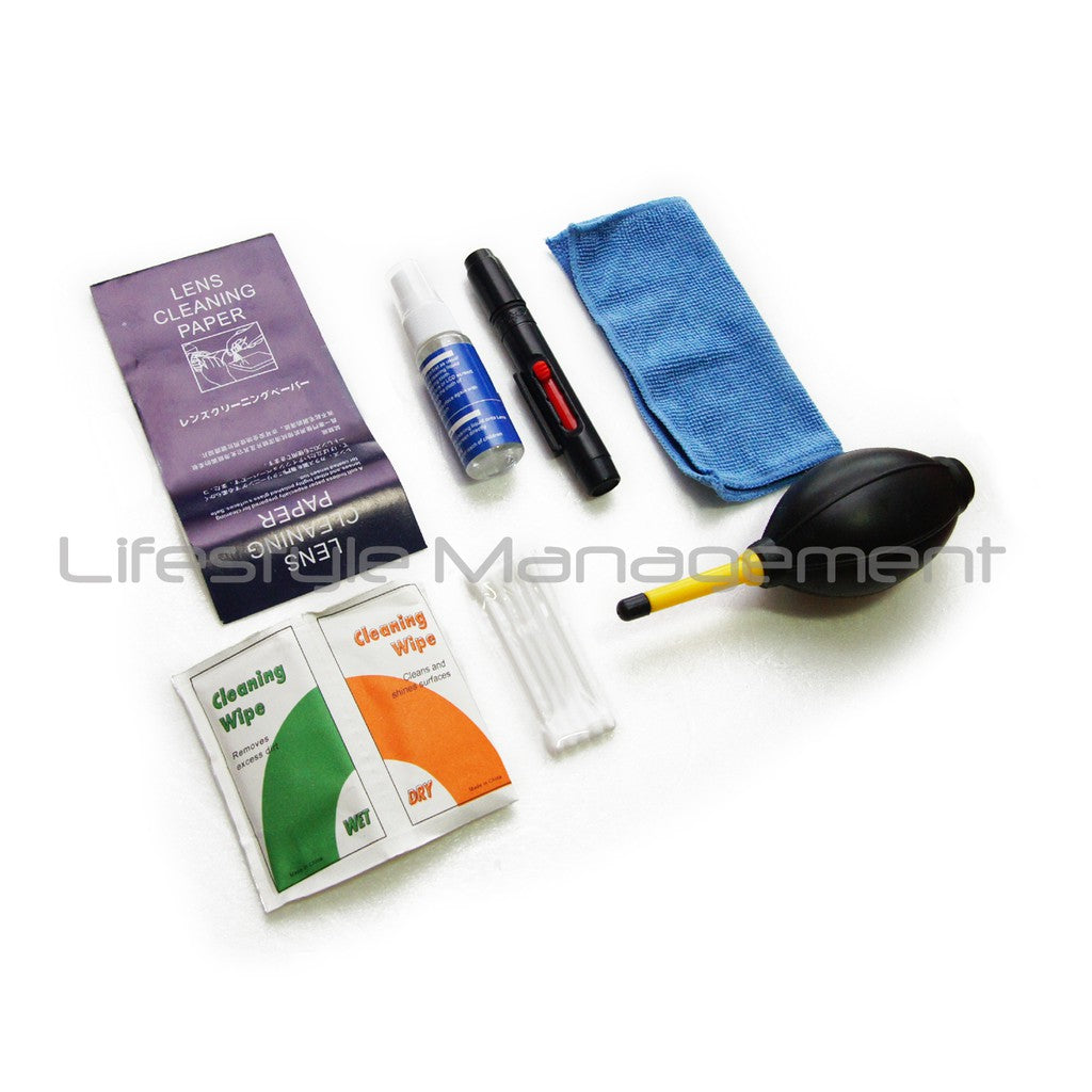 Camera Lens/Filter Cleaning/Kit Clean Pen Blower Cloth Sensor CCD/CMOS Swab