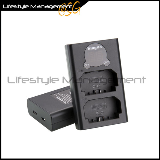 Sony Dual USB Battery Charger NP-FZ100 for ILCE-9 A7m3 a7r3 A9 7RM3 A9 7RM3