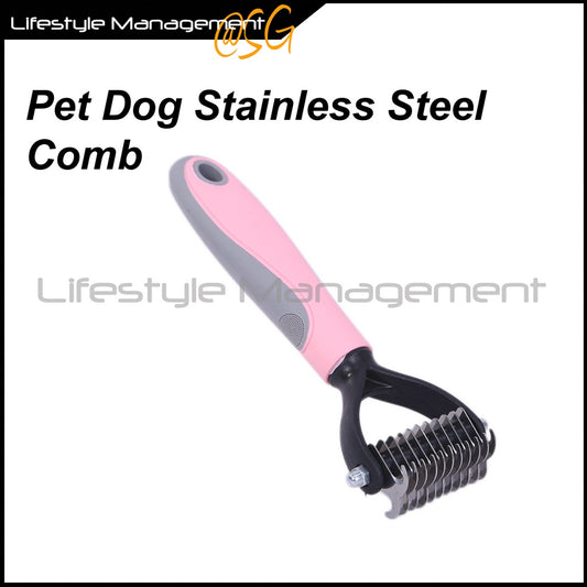 Pet Dog Stainless Steel Detangle Comb Brush Pets Grooming