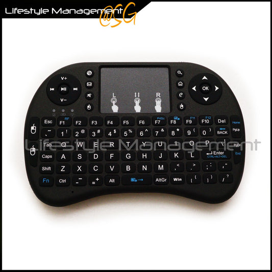 Wireless/Air Mini Touchpad Keyboard/Mouse Keypad Panel with Backlight