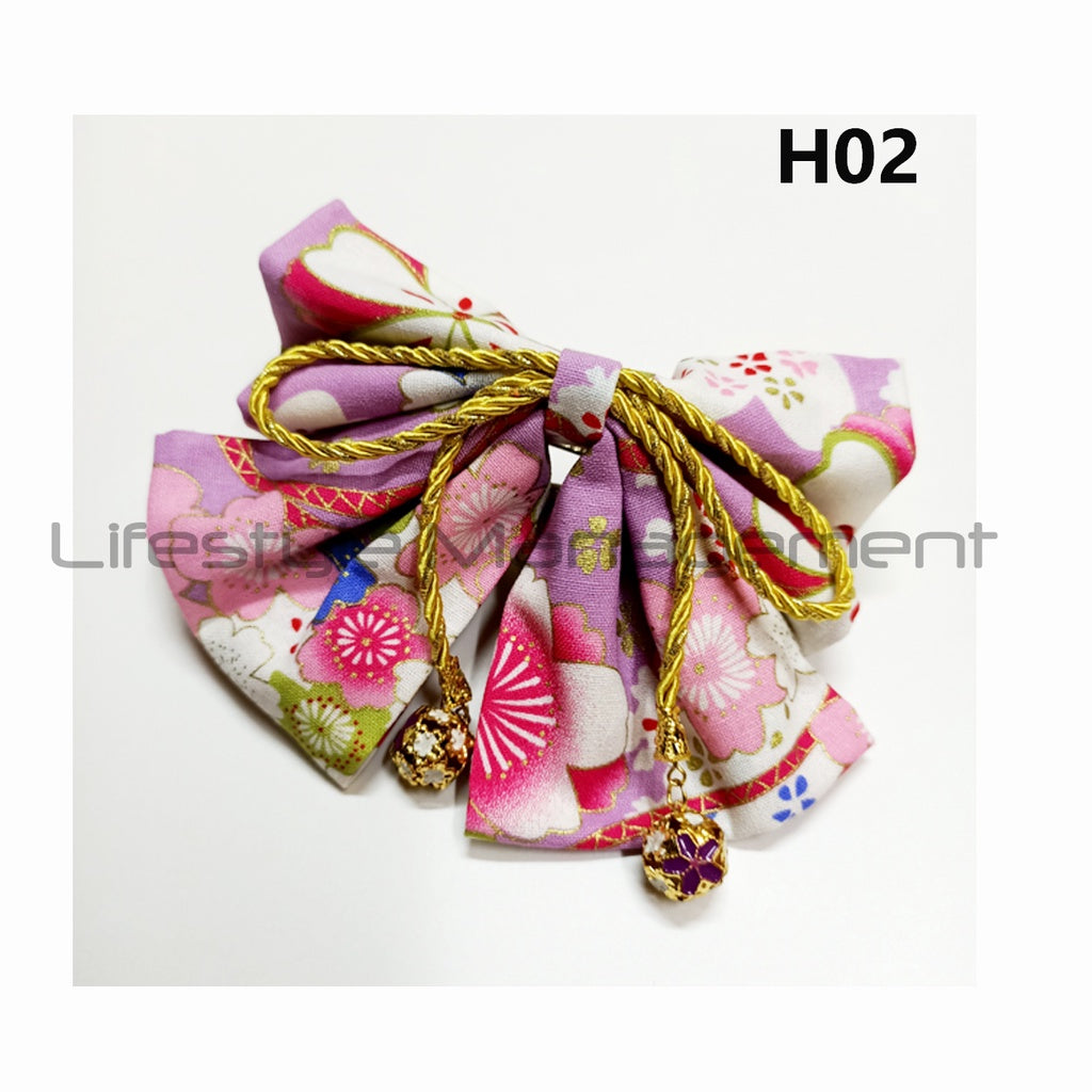 Hair Clip Ribbon Handicraft Accessories Spring Clip Headdress Hair Tie Hair Pin Japanese Style