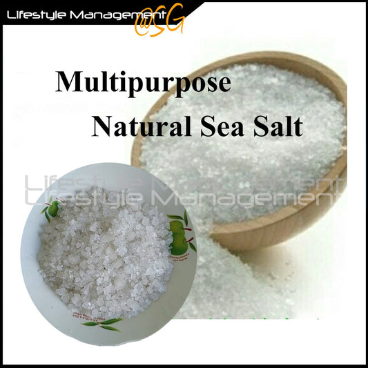 Multipurpose Natural Sea Salt Coarse Salt (Approx 2.7Kg/Pack)