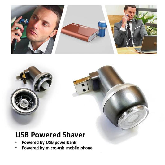 Hair Shaver Trimmer USB / Micro USB Mobile Phone Powered Mini Portable