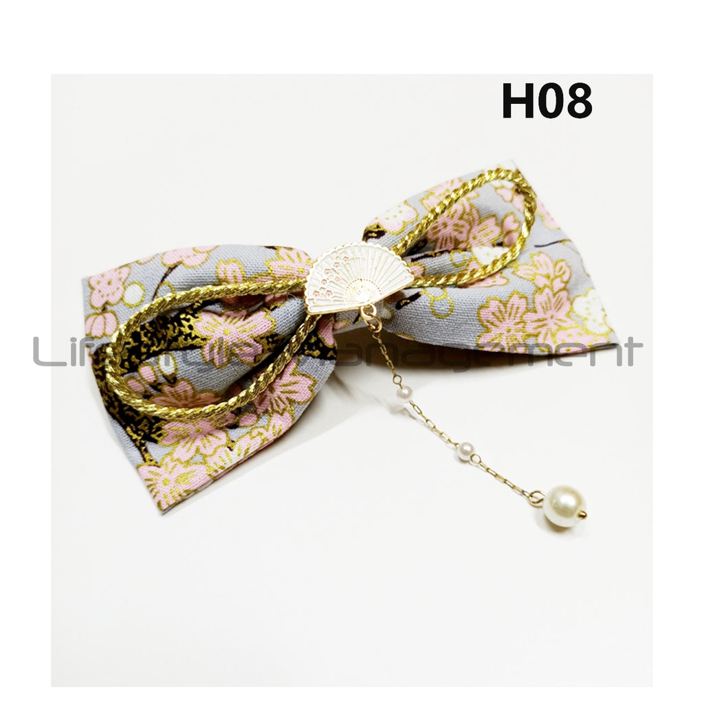 Hair Clip Ribbon Handicraft Accessories Spring Clip Headdress Hair Tie Hair Pin Japanese Style