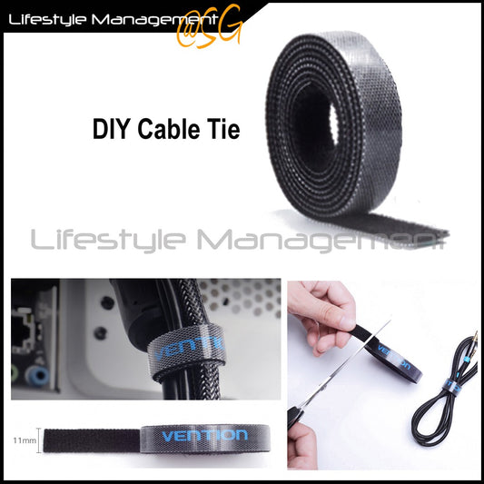 Cable Tie DIY 1m Organiser Wire