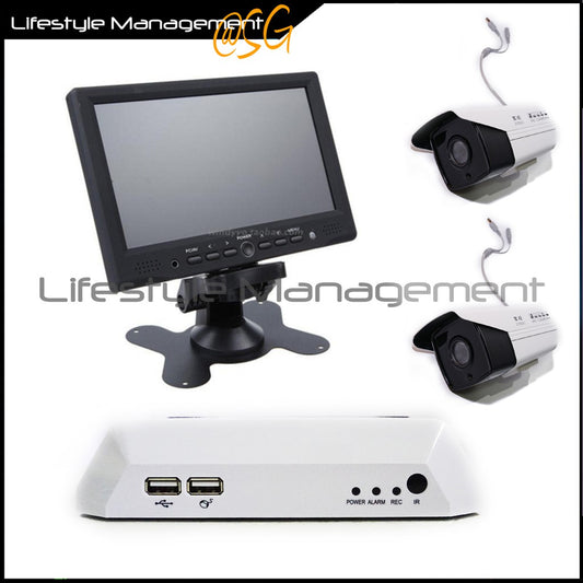 Home/Office CCTV DVR 7inch TFT LED/LCD Monitor Security/Monitoring HDMI/RCA/VGA