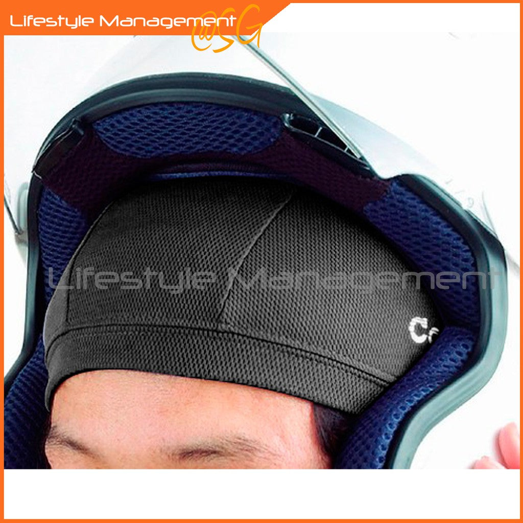 2 Pcs (Komine) Motorcycle/Bicycle Mesh Skull Cap Fast Drying