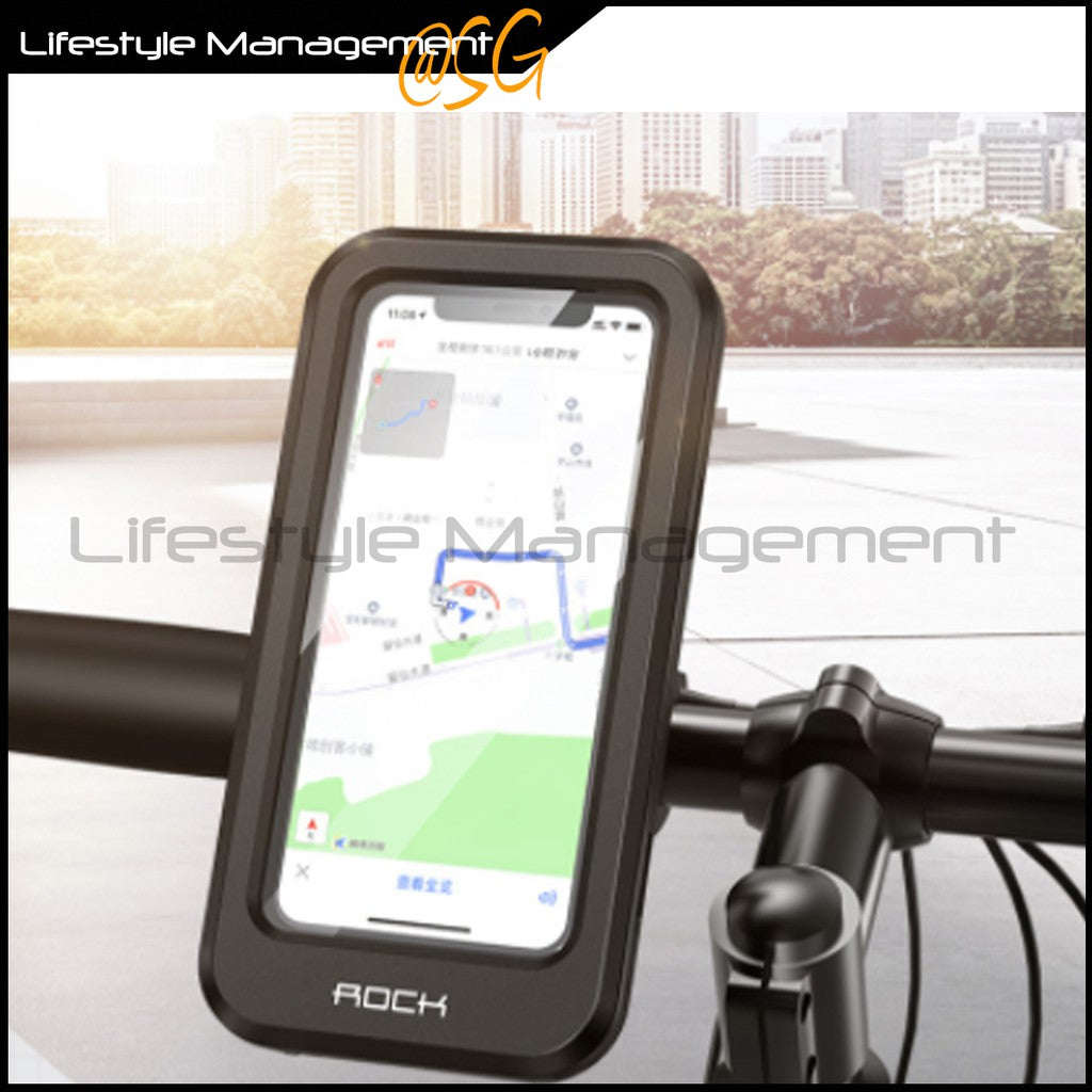 Bicycle Motorcycle Motorbike Bike Handlebar Mobile Handphone  Phone Pouch Case Bag Mount Waterproof