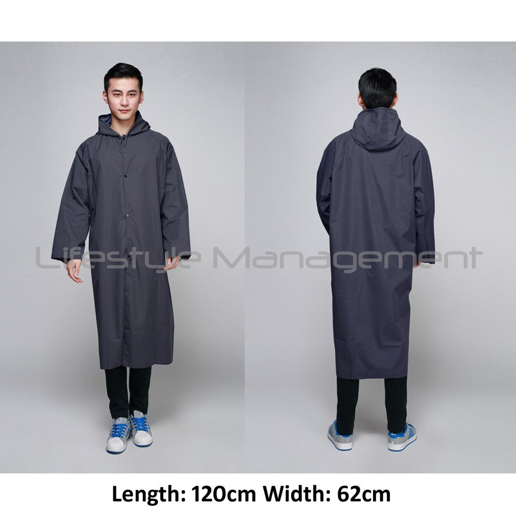 Travel Poncho Fishing Outdoor Long Section One Piece Rain Jacket Coat Suit Raincoat