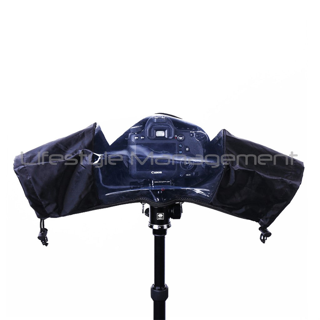 Camera Protector Rain Cover Rainproof for DSLR with Flash mount