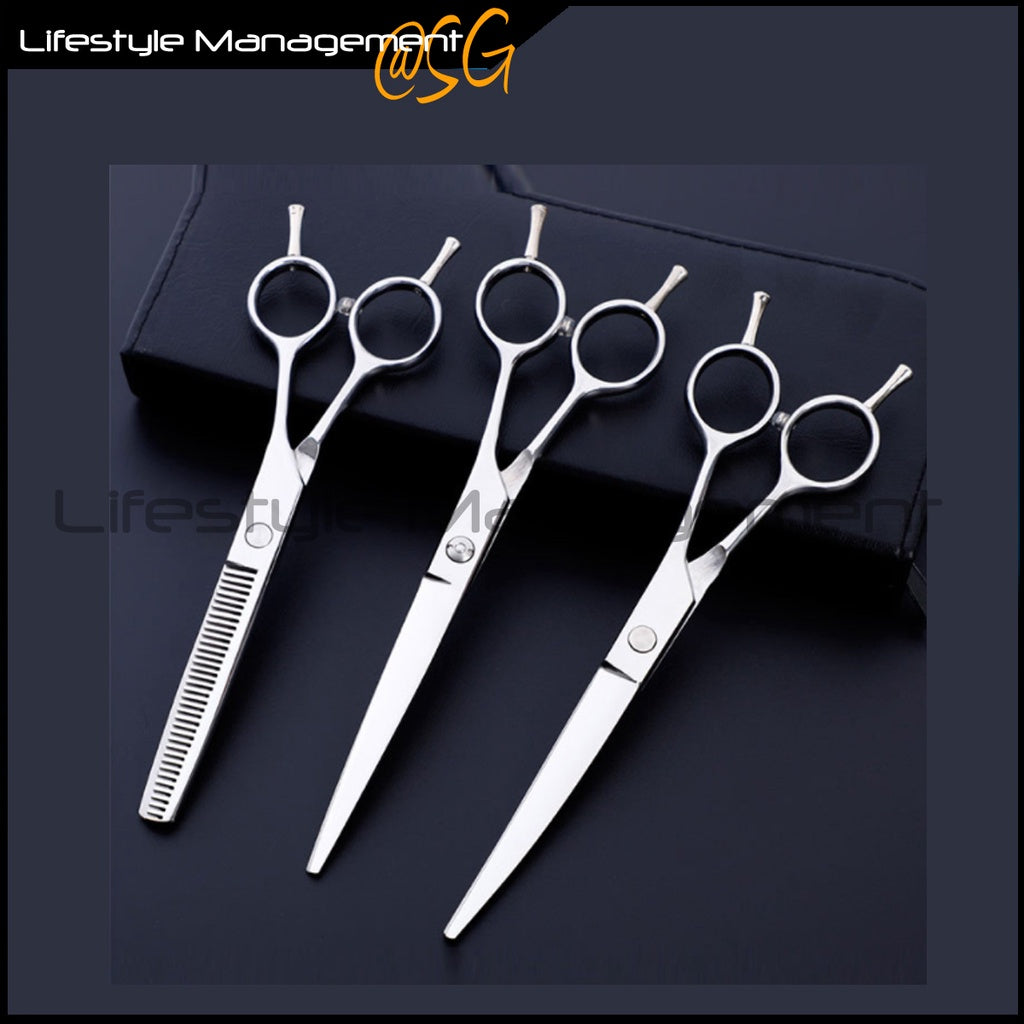 Curved Scissors Stainless Steel Pet Hair Cutting Thinning Trimming Curve Scissor Shears Hairdressing