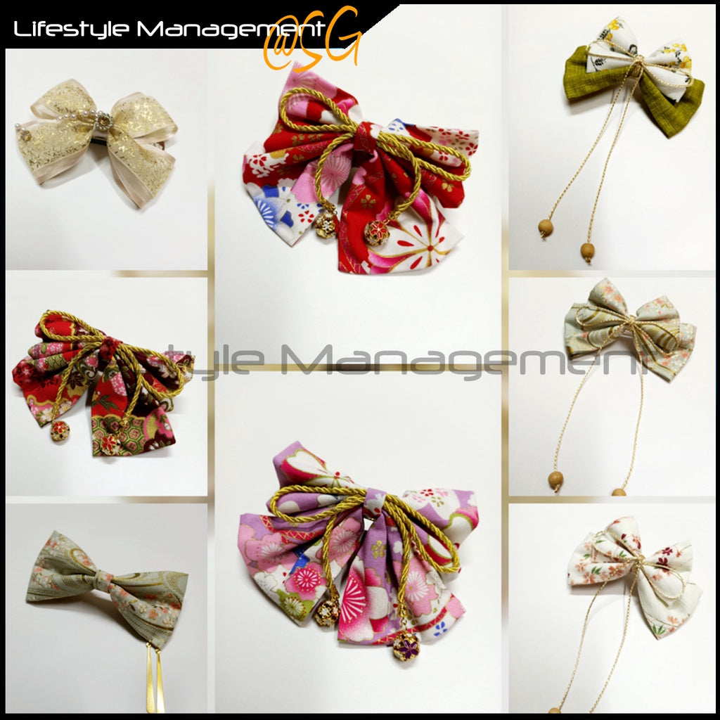 Hair Clip Ribbon Handicraft Accessories Spring Clip Headdress Hair Tie Hair Pin Japanese Style