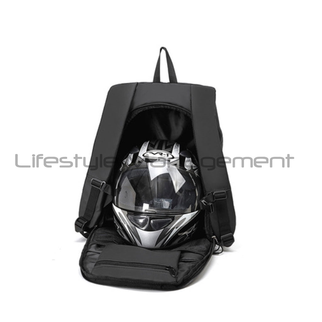 Motorcycle Waterproof Backpack Bike Multifunctional Helmet Shoulder Bag