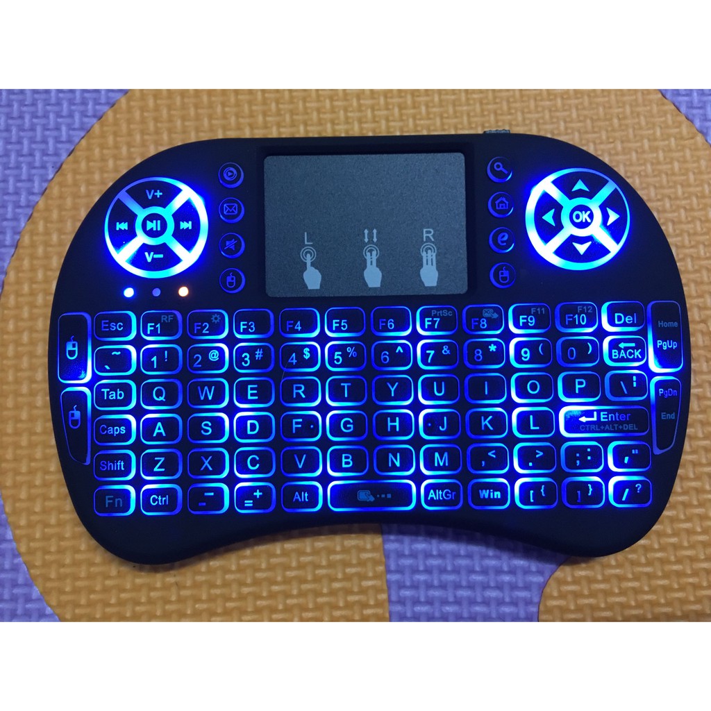 Wireless/Air Mini Touchpad Keyboard/Mouse Keypad Panel with Backlight