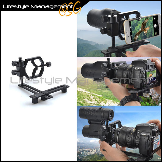 Telescope Binocular DSLR Camera Clip Bracket