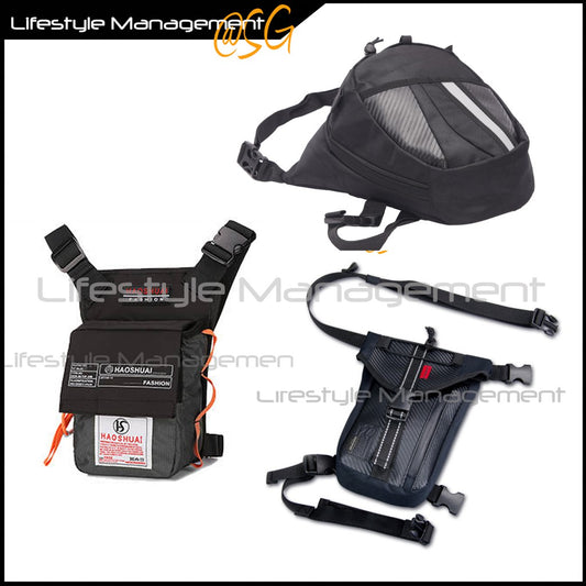 Motorcycle/Bike Outdoor Waterproof Waist Leg Pouch/Bag Handphone/Wallet/Mobile