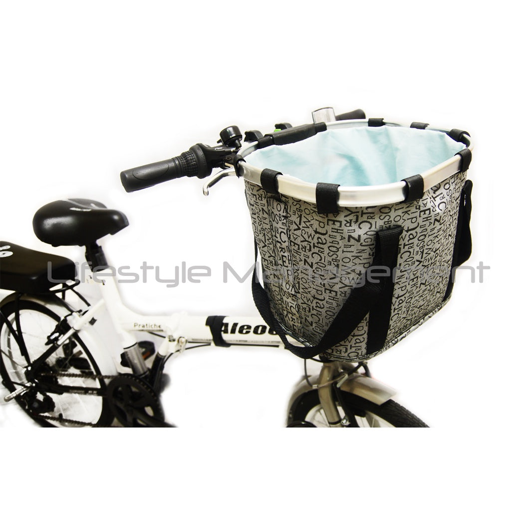 Portable Removable Bicycle Storage Basket Bag