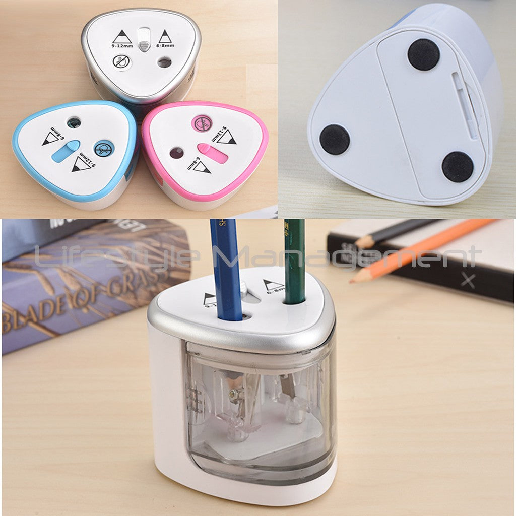 Children Kids Electric Auto Automatic Pencil Sharpen Sharpener School Office