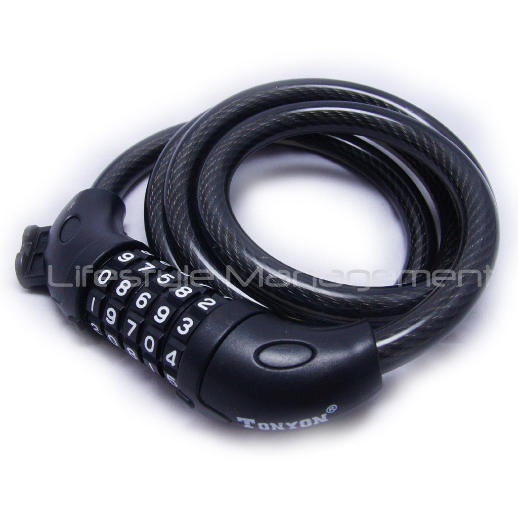 Bicycle/Bike Lock 5-Combination Key-Less Password