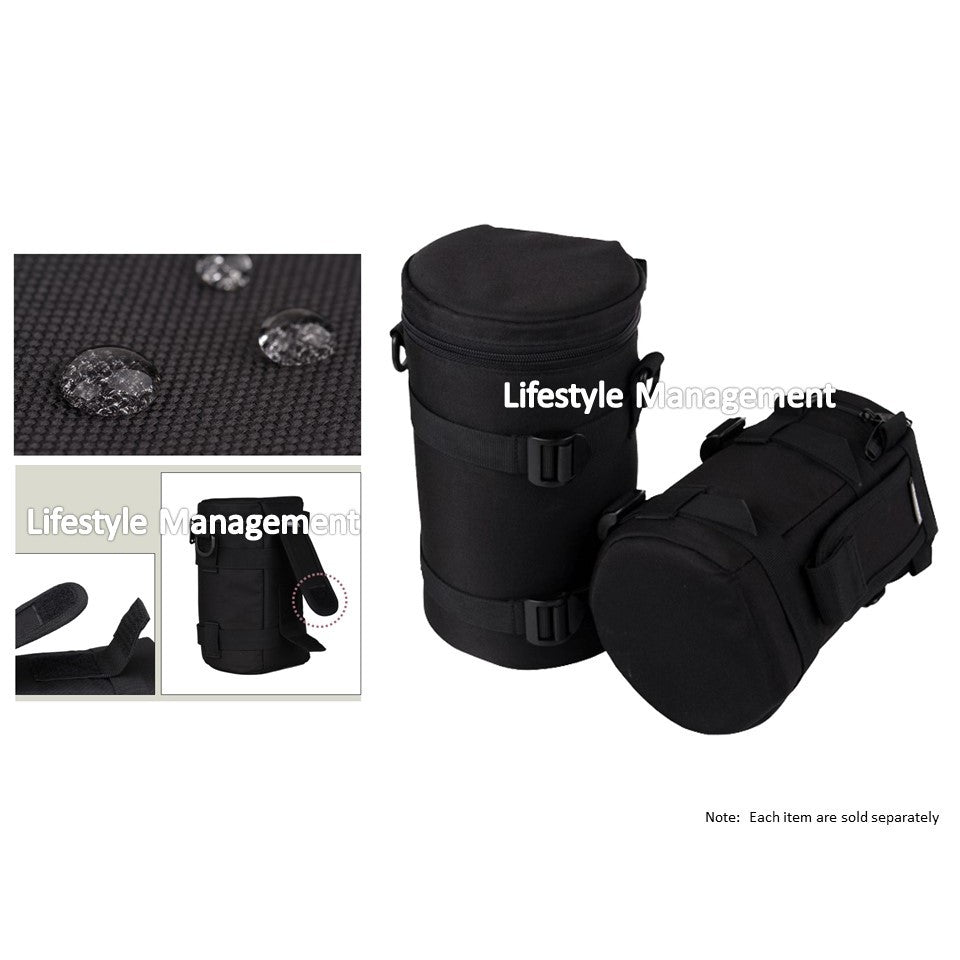 DSLR Camera Lens Barrel Pouch Bag