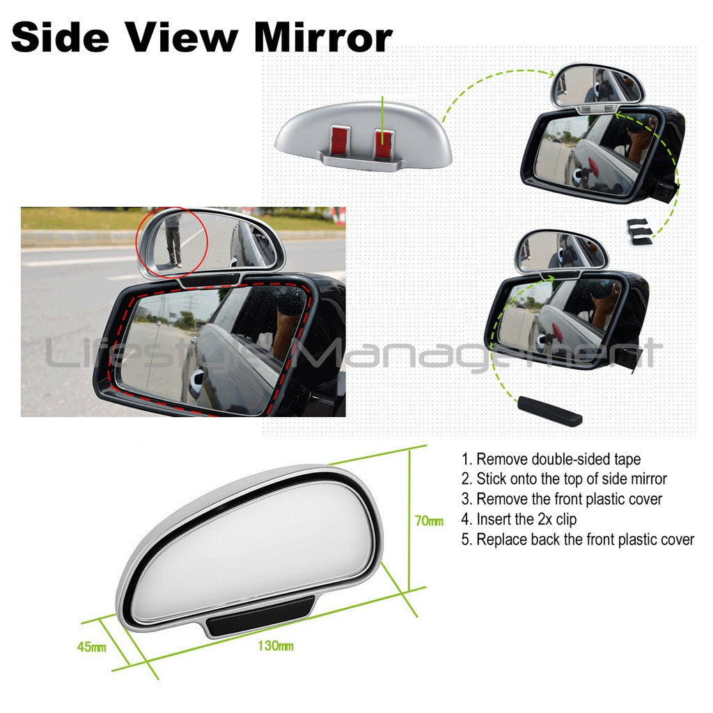 Car Rear View/Side Blind Spot Mirror