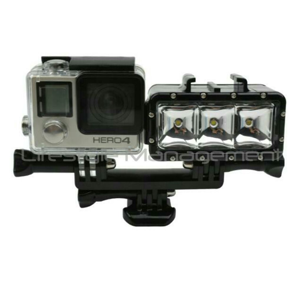 GoPro Compatible Dual Double Mount Adapter Hero