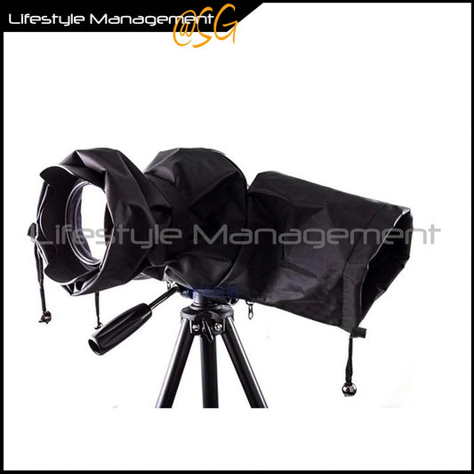 Camera Protector Rain Cover Rainproof for DSLR with Flash mount