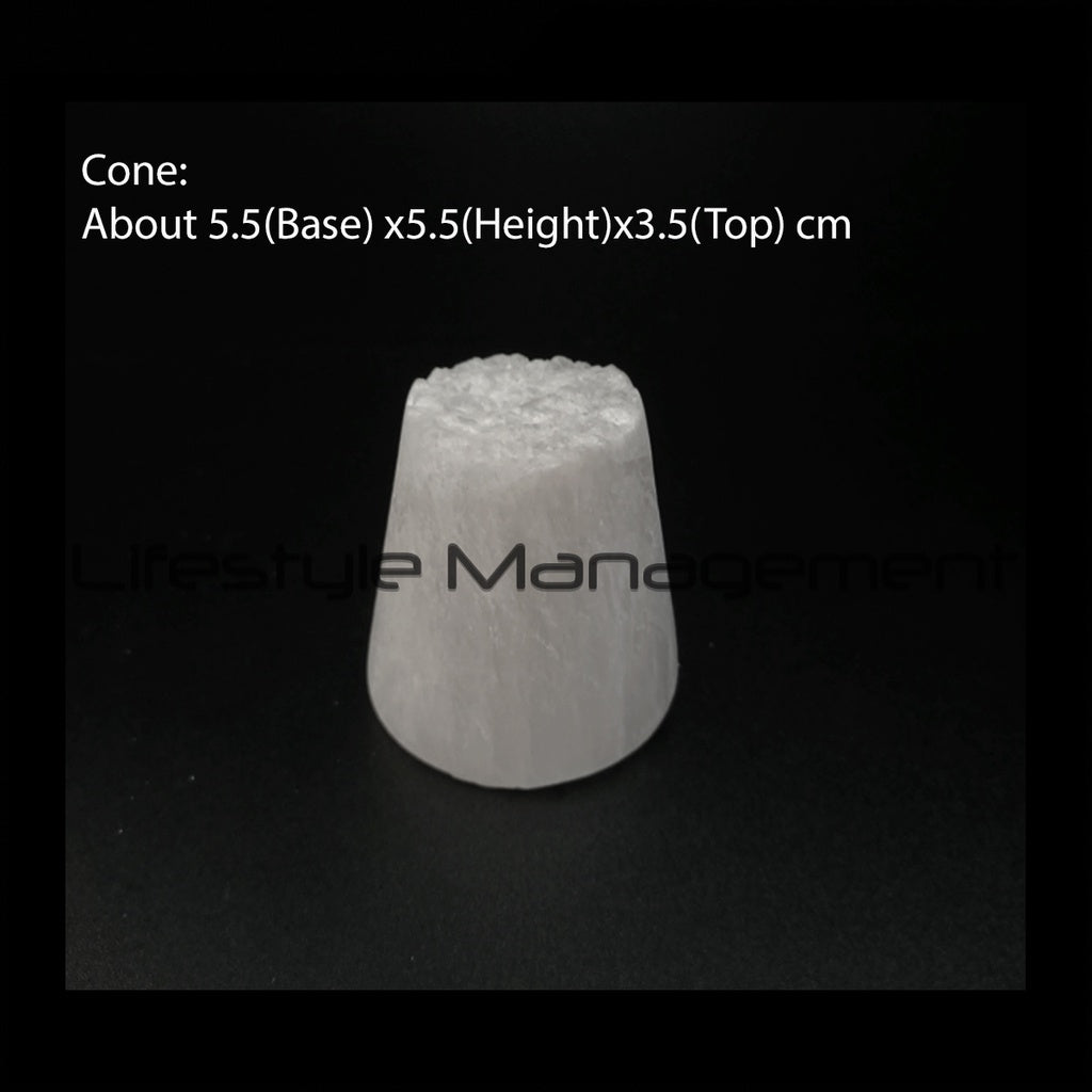 Natural Selenite Diffuser Degaussing Crystal HandCarved Essential Oil Aromatherapy Cleansing 消磁水晶