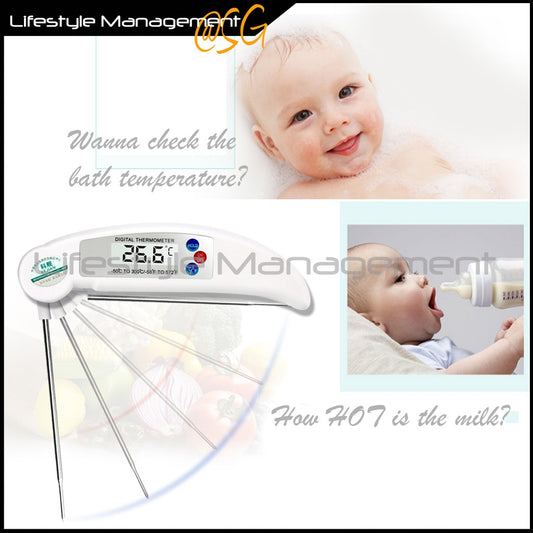 Kitchen Bath Baby Food Milk Water Beverages Fried Baking Thermometer