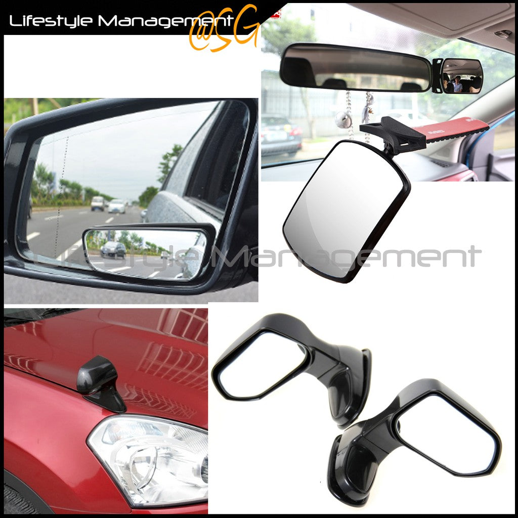 Exterior Interior Car Rear View/Side Pivot Blind Spot Reverse Rearview Mirror