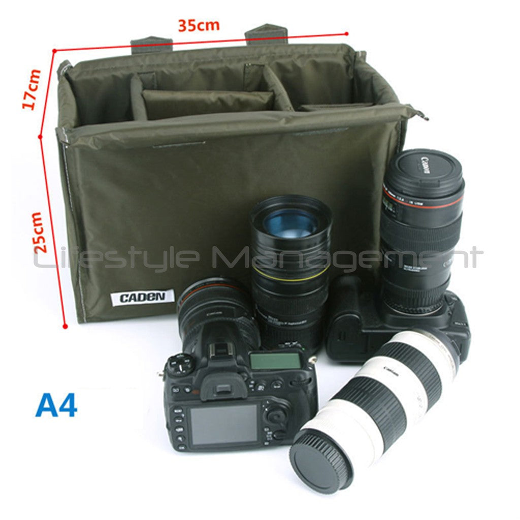 Foldable DSLR Camera Lens Protective Inner Linear Insert Bag