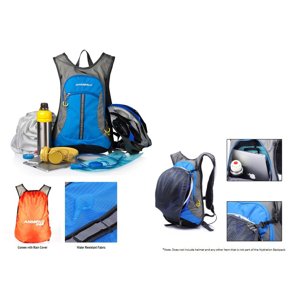 Hydration Shoulder Backpack Bag 2L (2 Litres) Water Reservoir TPU Bladder