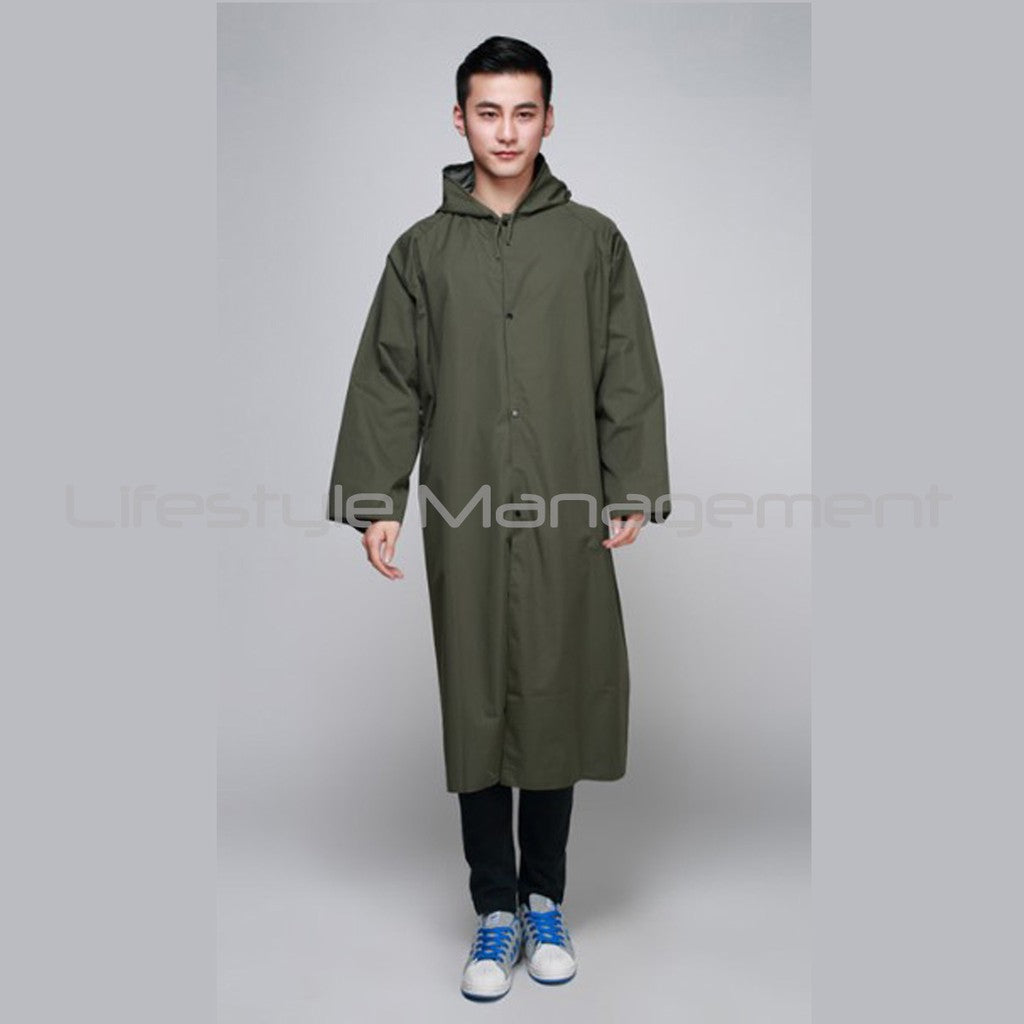 Travel Poncho Fishing Outdoor Long Section One Piece Rain Jacket Coat Suit Raincoat