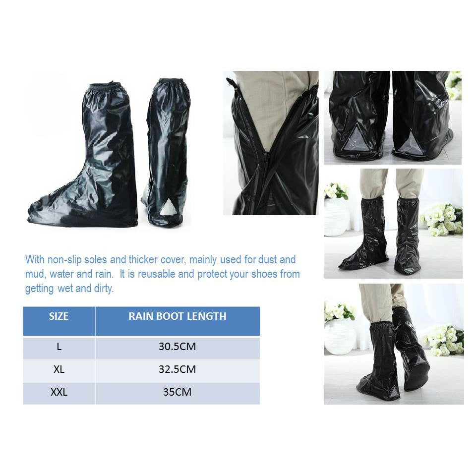 Rain Boot Motorcycle/Bike Bicycle Protective Adult Shoes Waterproof Covers