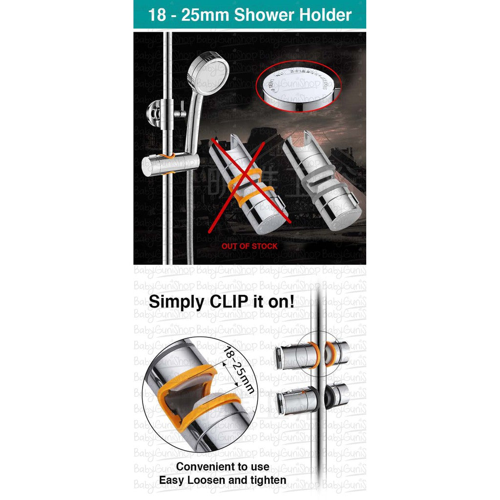 Showerhead Holder Adjustable Shower Head Holder Slider