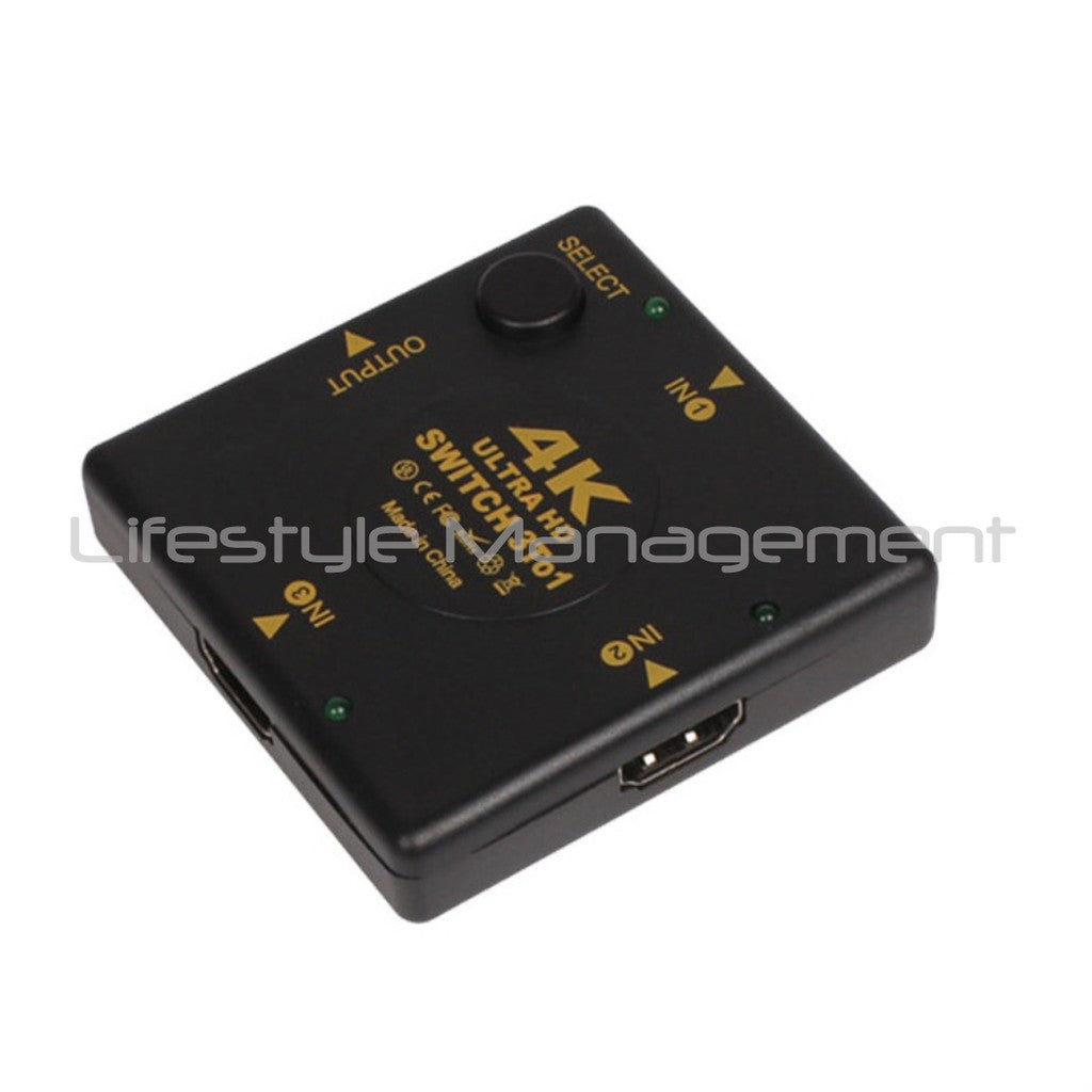 HDMI 5/3 In to HDMI 1 Out Port Switch Hub Switcher Selector Digital HDTV (Upgraded to 4K Version)