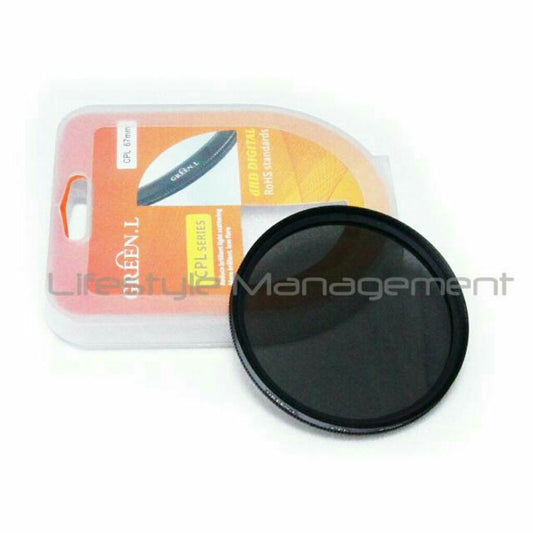 GreenL Cross Circular Polarizer/Polarizing Filters/CPL Lens Filter DSLR Camera