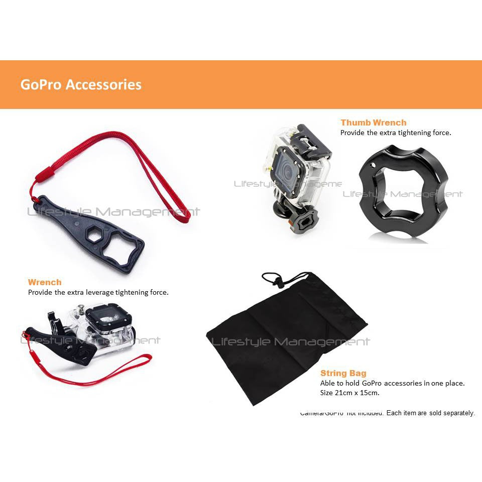 GoPro Adaptors for Mounting Chest Shoulder Strap