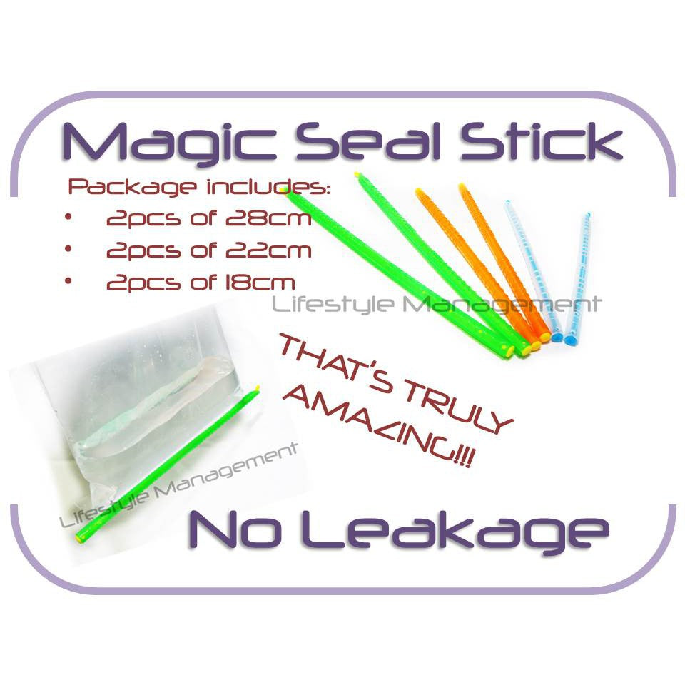 6pcs Magic Sealer Stick For Sealing Bags. Easy To Seal And Best Kitchen Organisa