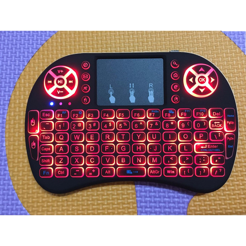 Wireless/Air Mini Touchpad Keyboard/Mouse Keypad Panel with Backlight