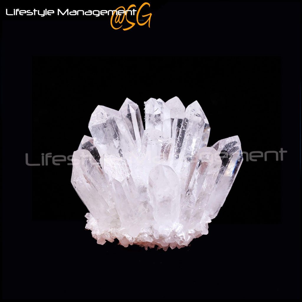 Natural White Crystal Cluster Home Decoration Ornaments Degaussing Purification Home Desktop