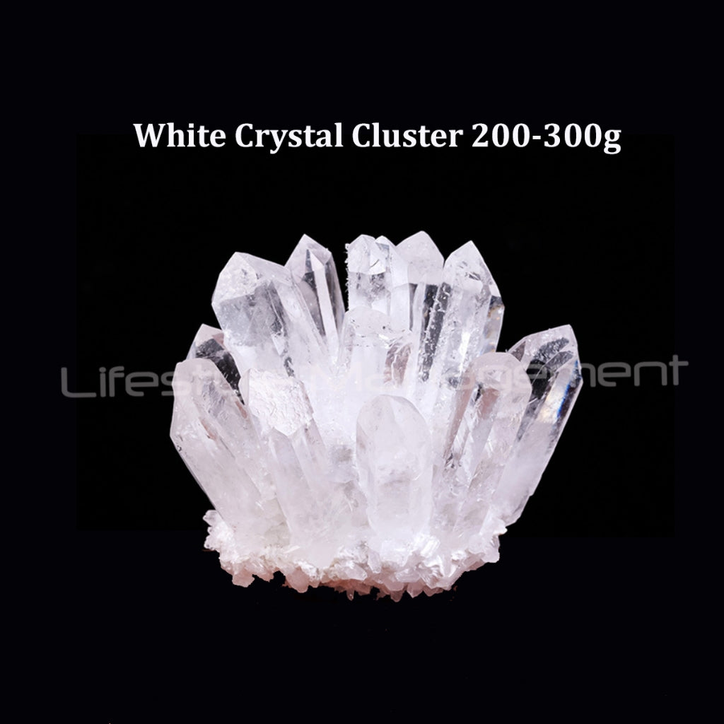 Natural White Crystal Cluster Home Decoration Ornaments Degaussing Purification Home Desktop