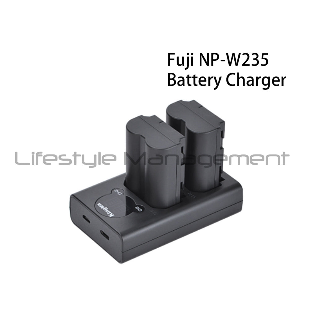 Fuji NP-W235 Battery Charger Dual USB Charging Fuji XT4