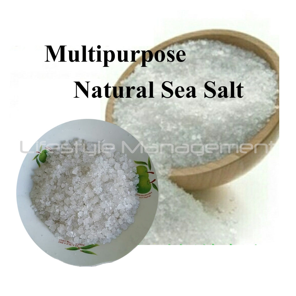 Multipurpose Natural Sea Salt Coarse Salt (Approx 2.7Kg/Pack)